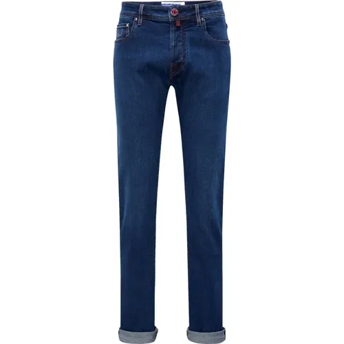 Premium Denim Jeans with Unique Design , male, Sizes: W35 - Jacob Cohën - Modalova