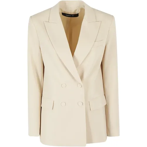 Double-Breasted Jacket , female, Sizes: S, XS, 2XS - Federica Tosi - Modalova