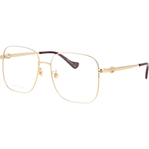 Stylische Optische Brille Gg1092Oa , Damen, Größe: 56 MM - Gucci - Modalova