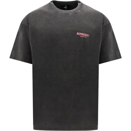 T-Shirt mit Logo-Print aus Baumwolle , Herren, Größe: XL - Represent - Modalova