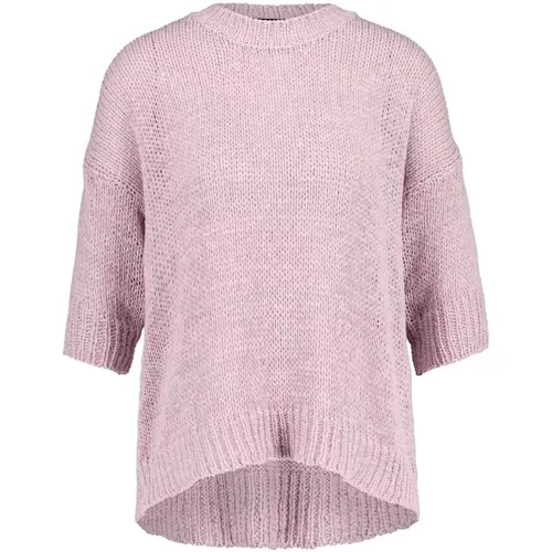 Chunky Knit Oversized Sweater , female, Sizes: L, M - Roberto Collina - Modalova