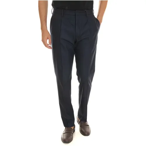 Flanell Chino Hose mit Front Darts - Hindustrie - Modalova