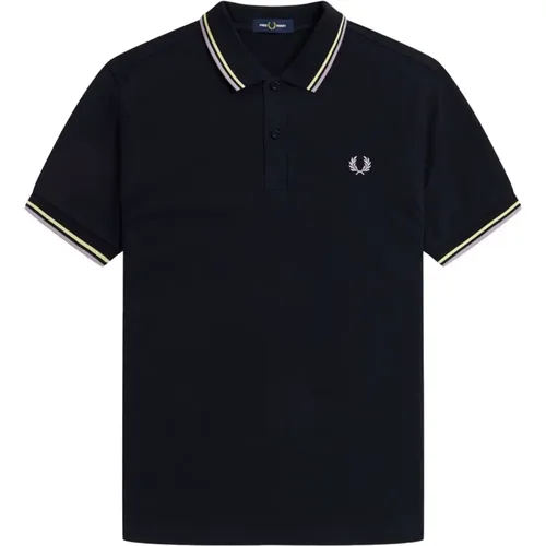 M3600 Q35 BLU Herren Polo , Herren, Größe: L - Fred Perry - Modalova