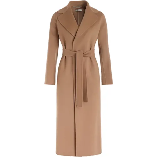 Camel Wool Coat Poldo Style , female, Sizes: 2XS, L, XS, M - Max Mara - Modalova