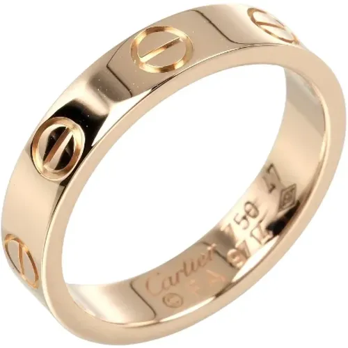 Pre-owned Metal rings , female, Sizes: ONE SIZE - Cartier Vintage - Modalova