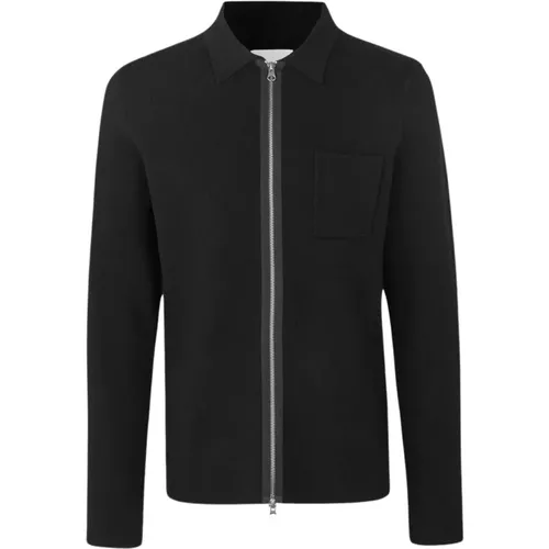 Eco-Friendly Zip Cardigan , male, Sizes: 2XL, S, L, XL - Samsøe Samsøe - Modalova