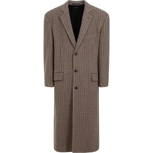 Wool Oversized Coat Ss24 , male, Sizes: M - Balenciaga - Modalova