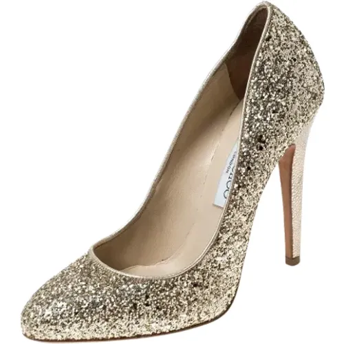 Pre-owned Fabric heels , female, Sizes: 5 1/2 UK - Jimmy Choo Pre-owned - Modalova