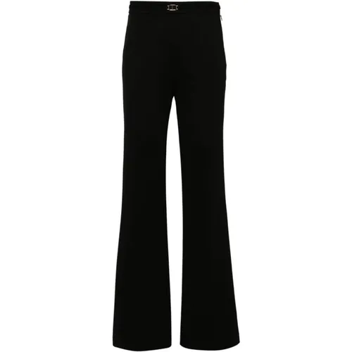 Schwarze Hose mit Goldfarbenen Details , Damen, Größe: XS - Twinset - Modalova