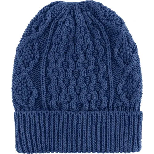 Marineblauer Baumwoll Beanie Hut - American Dreams - Modalova