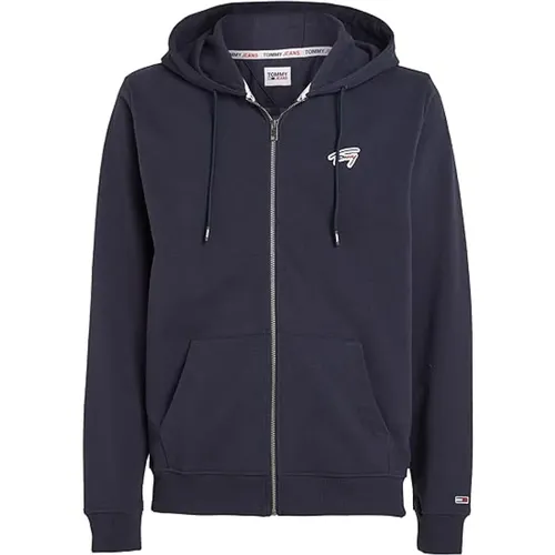 Signature Zip-Thru Jacke , Herren, Größe: S - Tommy Hilfiger - Modalova