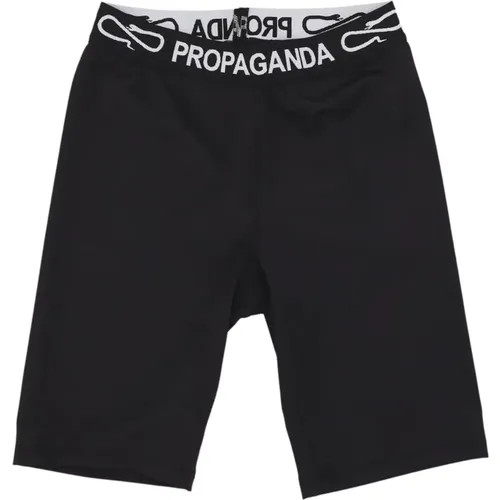 Cycling Shorts with Logo , female, Sizes: M, L - Propaganda - Modalova