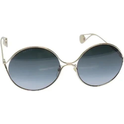 Pre-owned Metal sunglasses , female, Sizes: ONE SIZE - Gucci Vintage - Modalova