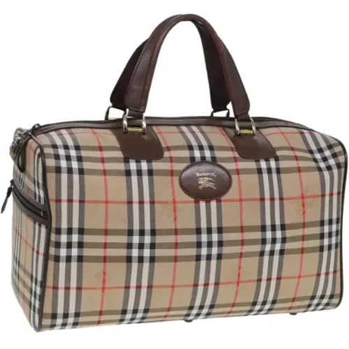 Pre-owned Canvas reisetaschen , Damen, Größe: ONE Size - Burberry Vintage - Modalova