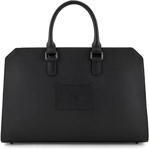 Classic Briefcase Bag , male, Sizes: ONE SIZE - Emporio Armani - Modalova