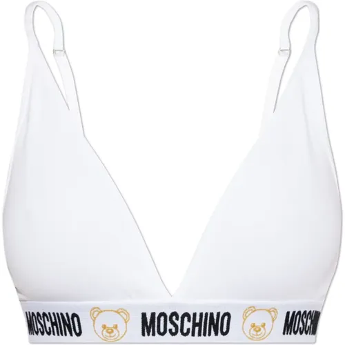 BH mit Logo , Damen, Größe: 2XL - Moschino - Modalova