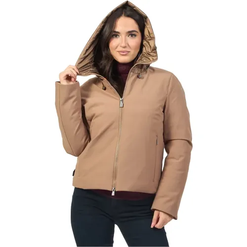 Steppjacke mit Safe Pocket , Damen, Größe: S - Suns - Modalova