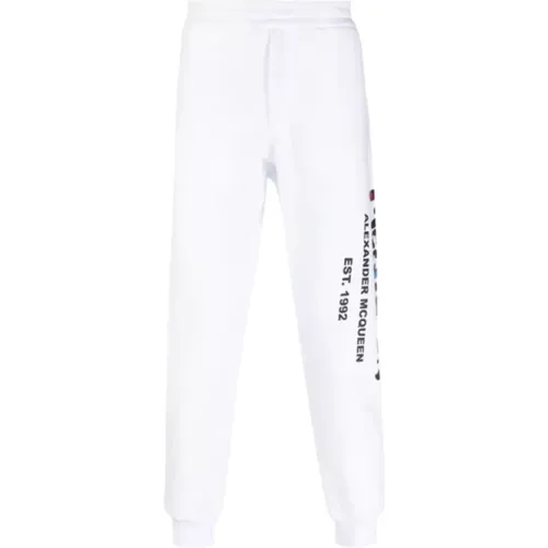 Multicolor Bedruckte Logo Jogginghose , Herren, Größe: S - alexander mcqueen - Modalova