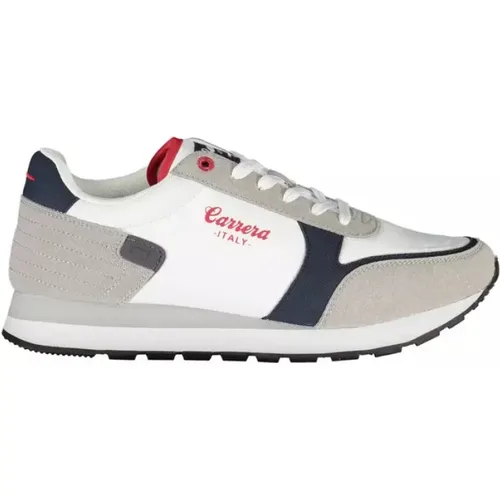 Weißer Polyester Sportschuh , Herren, Größe: 41 EU - Carrera - Modalova