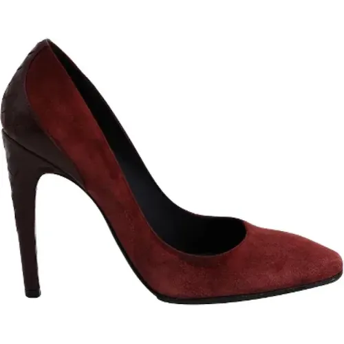 Pre-owned Suede heels , female, Sizes: 4 UK - Bottega Veneta Vintage - Modalova