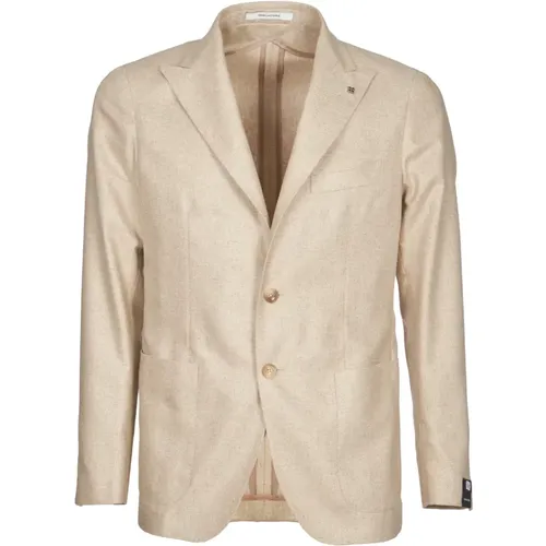 Mens Clothing Jacket Ss24 , male, Sizes: M, S, XL - Tagliatore - Modalova