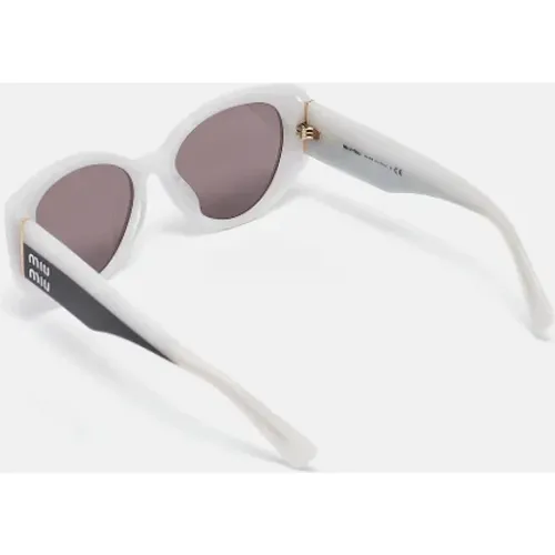 Pre-owned Acetate sunglasses , female, Sizes: ONE SIZE - Miu Miu Pre-owned - Modalova