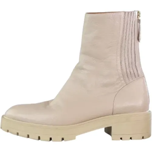Pre-owned Leather boots , female, Sizes: 8 UK - Aquazzura Pre-owned - Modalova