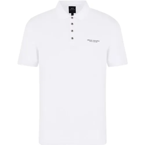 Grundlegendes Polo , Herren, Größe: L - Armani Exchange - Modalova