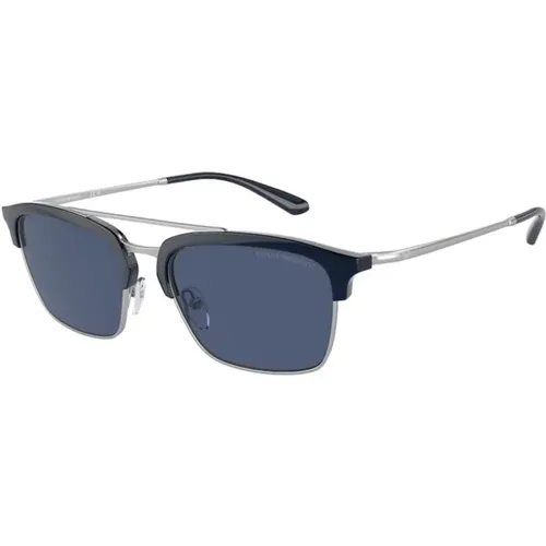 Frame Dark Lens Sunglasses , unisex, Sizes: 55 MM - Emporio Armani - Modalova