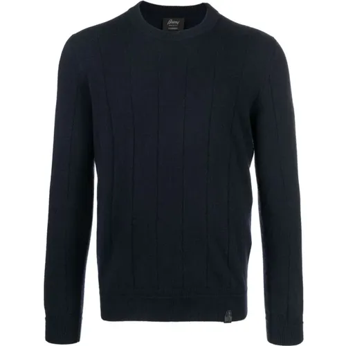 Crew neck sweater , male, Sizes: XL, 4XL, 2XL, L, M - Brioni - Modalova