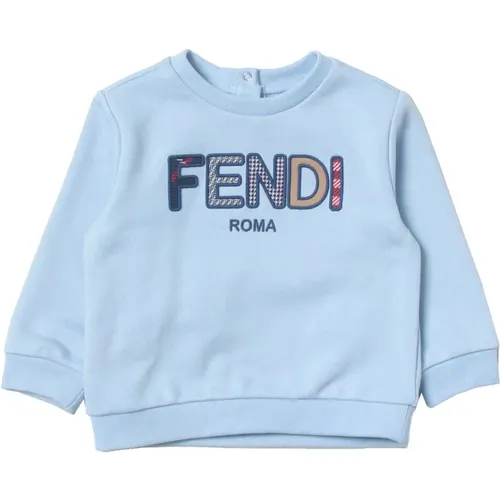 Kinder Sweatshirt mit Logo Fendi - Fendi - Modalova