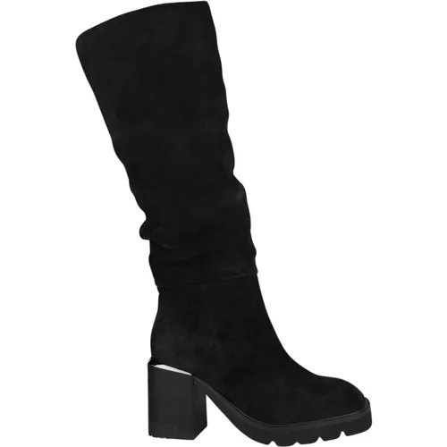 Round Toe Leather Ankle Boots , female, Sizes: 7 UK, 3 UK, 8 UK, 4 UK, 5 UK - Alma en Pena - Modalova