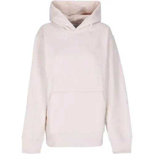 White Wonder Hoodie with Kangaroo Pocket , male, Sizes: L, XL - Adidas - Modalova