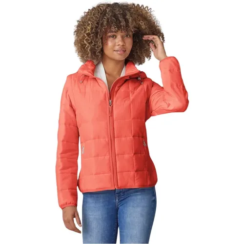 Quilted Jacket Josephine Comfort Fit Coral , female, Sizes: 5XL, XL, 4XL - Junge - Modalova