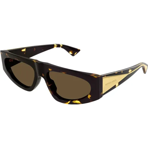 Flat Top Sonnenbrille Bv1277S 002,Stylische Sonnenbrille Bv1277S - Bottega Veneta - Modalova