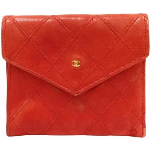 Pre-owned Leather wallets , female, Sizes: ONE SIZE - Chanel Vintage - Modalova