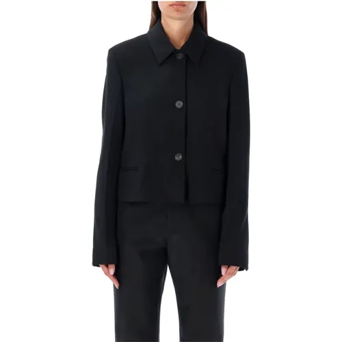 Sophisticated Cropped Jacket , female, Sizes: S - Salvatore Ferragamo - Modalova