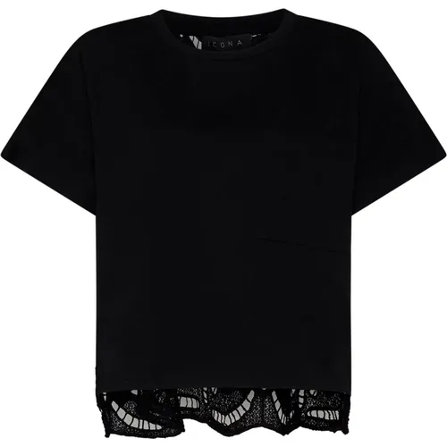 Icona Shirt , female, Sizes: L, S, M, XS - Kaos - Modalova