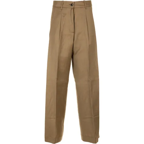 Petra Chino Trousers with Rope , female, Sizes: W27 - Nine In The Morning - Modalova