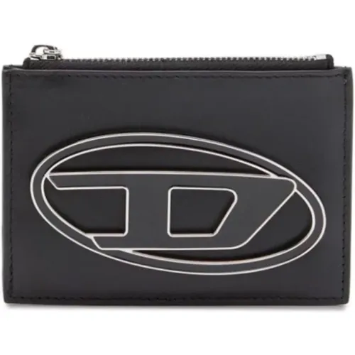 Card Holder with Logo Plaque , female, Sizes: ONE SIZE - Diesel - Modalova