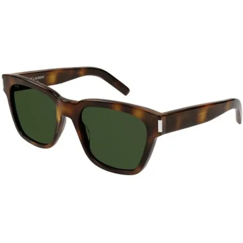 Havana Grüne Sonnenbrille, Heben Sie Ihren Stil Hervor , unisex, Größe: 54 MM - Saint Laurent - Modalova
