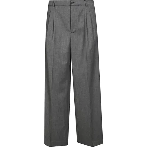 Lana Pleated Pants , male, Sizes: L, XL, M, S - Amaránto - Modalova