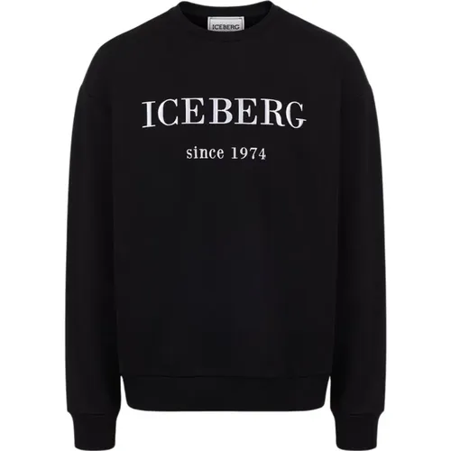 Sweatshirts , Herren, Größe: 2XL - Iceberg - Modalova