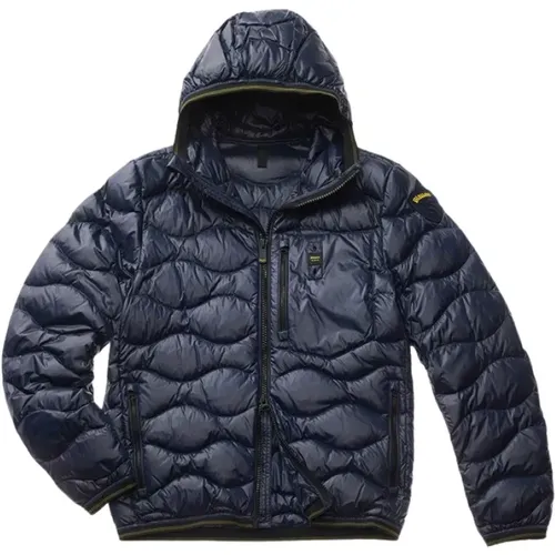 Blaue Nylon Wave Steppjacke Blauer - Blauer - Modalova