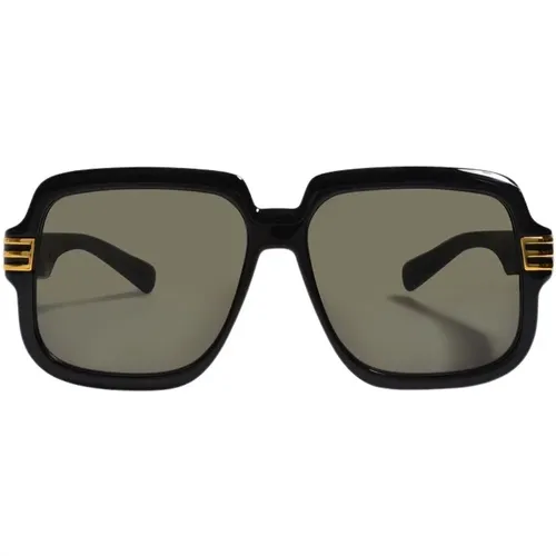 Retro Sunglasses with Gold-Tone Details , male, Sizes: 59 MM - Gucci - Modalova