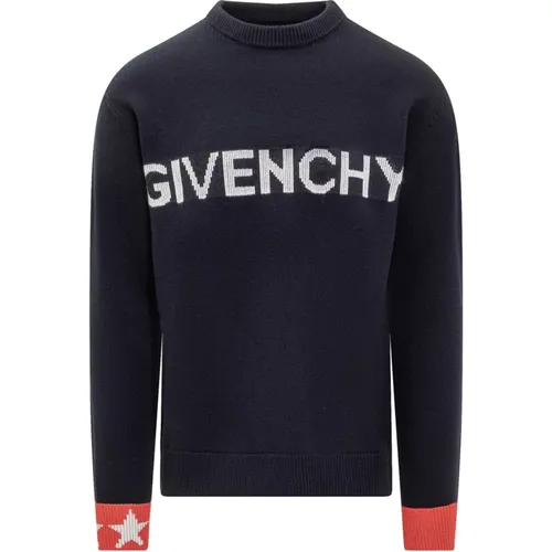 Straight Crew Neck Pullover - Givenchy - Modalova