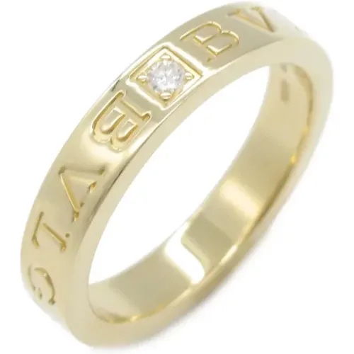 Pre-owned Gold rings , female, Sizes: ONE SIZE - Bvlgari Vintage - Modalova