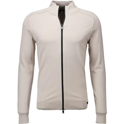 Stylish Vest with Double Zipper , male, Sizes: L, M - Genti - Modalova