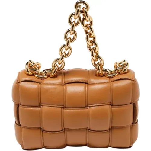 Pre-owned Leather shoulder-bags , female, Sizes: ONE SIZE - Bottega Veneta Vintage - Modalova