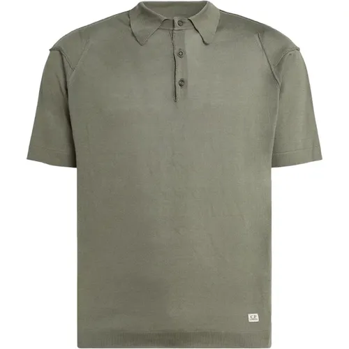 Polo Shirts , Herren, Größe: L - C.P. Company - Modalova